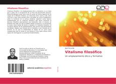 Vitalismo filosófico kitap kapağı