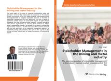 Copertina di Stakeholder Management in the mining and metal industry