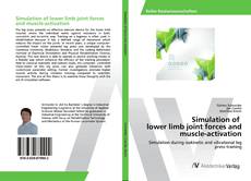Обложка Simulation of lower limb joint forces and muscle-activation
