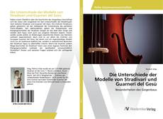 Copertina di Die Unterschiede der Modelle von Stradivari und Guarneri del Gesù