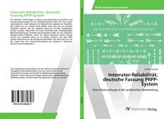 Bookcover of Interrater-Reliabilität, deutsche Fassung PRPP-System