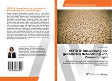 Copertina di MiFID II: Auswirkung der geänderten Behandlung von Zuwendungen