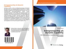 Copertina di Entrepreneurship als Dynamic Capability