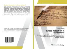 Copertina di Balzac-Rezeption in Deutschland