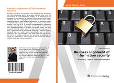 Copertina di Business alignment of information security