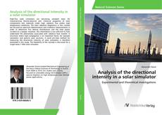 Copertina di Analysis of the directional intensity in a solar simulator