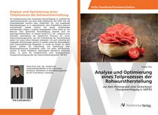 Copertina di Analyse und Optimierung eines Teilprozesses der Rohwurstherstellung