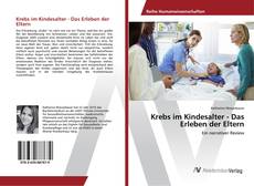 Copertina di Krebs im Kindesalter - Das Erleben der Eltern