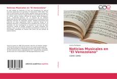 Capa do livro de Noticias Musicales en "El Venezolano" 