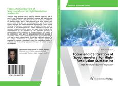 Copertina di Focus and Calibration of Spectrometers For High-Resolution Surface Ins