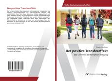 Copertina di Der positive Transfereffekt