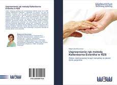 Buchcover von Usprawnianie rąk metodą Kaltenborna Evientha w RZS