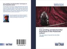 Portada del libro de Iron smelting and blacksmiths' techniques in the Przeworsk culture