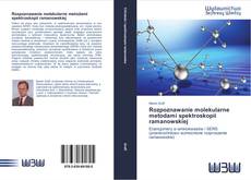 Portada del libro de Rozpoznawanie molekularne metodami spektroskopii ramanowskiej