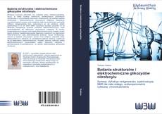 Copertina di Badania strukturalne i elektrochemiczne glikozydów nitrofenylu
