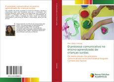 Buchcover von O processo comunicativo no ensino-aprendizado de crianças surdas