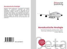 Bookcover of Aeroakustische Analogie