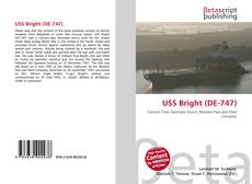 Buchcover von USS Bright (DE-747)