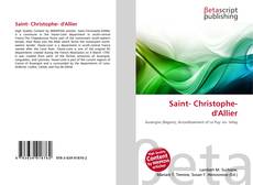 Bookcover of Saint- Christophe- d'Allier