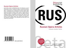Portada del libro de Russian Opera Articles
