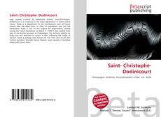 Bookcover of Saint- Christophe- Dodinicourt