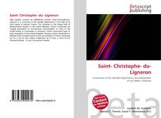 Bookcover of Saint- Christophe- du- Ligneron