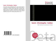 Bookcover of Saint- Christophe- Vallon