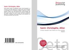 Bookcover of Saint- Christophe, Allier
