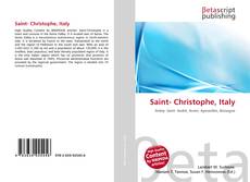 Bookcover of Saint- Christophe, Italy