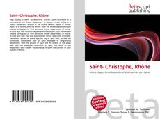Bookcover of Saint- Christophe, Rhône