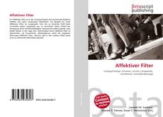 Capa do livro de Affektiver Filter 