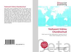 Bookcover of Yeshwant Vishnu Chandrachud