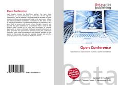 Bookcover of Open Conference