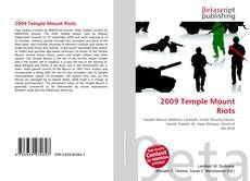 Bookcover of 2009 Temple Mount Riots