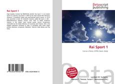 Bookcover of Rai Sport 1