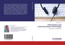 Couverture de Information and communications technology
