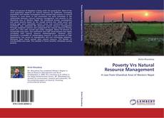 Poverty Vrs Natural Resource Management kitap kapağı