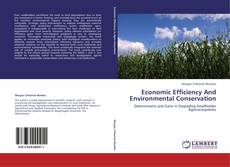 Economic Efficiency And Environmental Conservation kitap kapağı