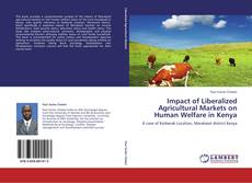 Impact of Liberalized Agricultural Markets on Human Welfare in Kenya kitap kapağı