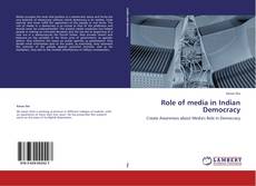 Buchcover von Role of media in Indian Democracy