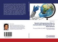 Bookcover of Social entrepreneurship in sustainable development of Sub-Sahara