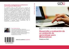 Buchcover von Desarrollo y evaluación de un ambiente de aprendizaje para Matemáticas