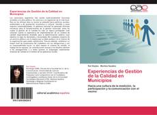 Experiencias de Gestión de la Calidad en Municipios kitap kapağı