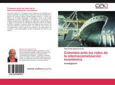 Buchcover von Colombia ante los retos de la internacionalización económica