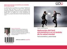 Buchcover von Aplicación del test sociométrico en el ámbito de la salud mental
