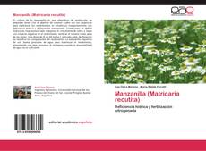 Manzanilla (Matricaria recutita) kitap kapağı