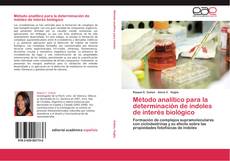 Buchcover von Método analítico para la determinación de indoles de interés biológico