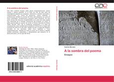 Bookcover of A la sombra del poema