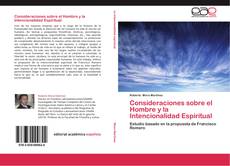 Bookcover of Consideraciones sobre el Hombre y la Intencionalidad Espiritual