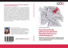 Portada del libro de Funcionamiento diferencial del ítem: Apuntes teóricos y metodológicos